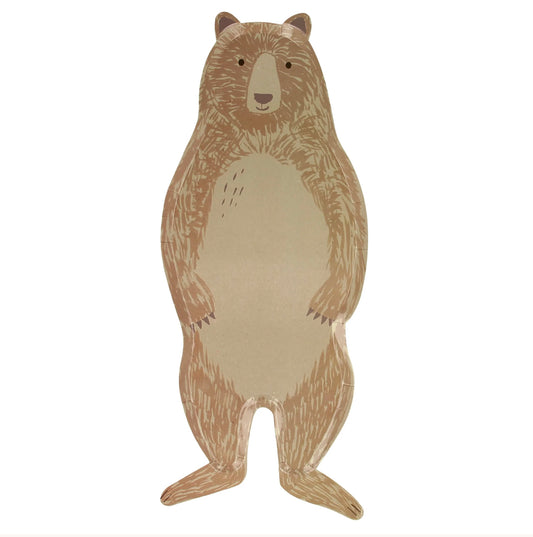 Grandes assiettes ours