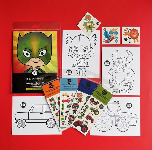 Ensemble surprise super héros