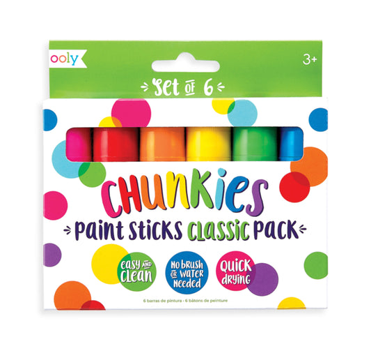 Ens chunkies. 6 bâton de peinture- Classic