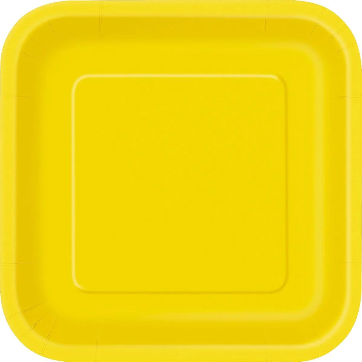 Assiettes jaune