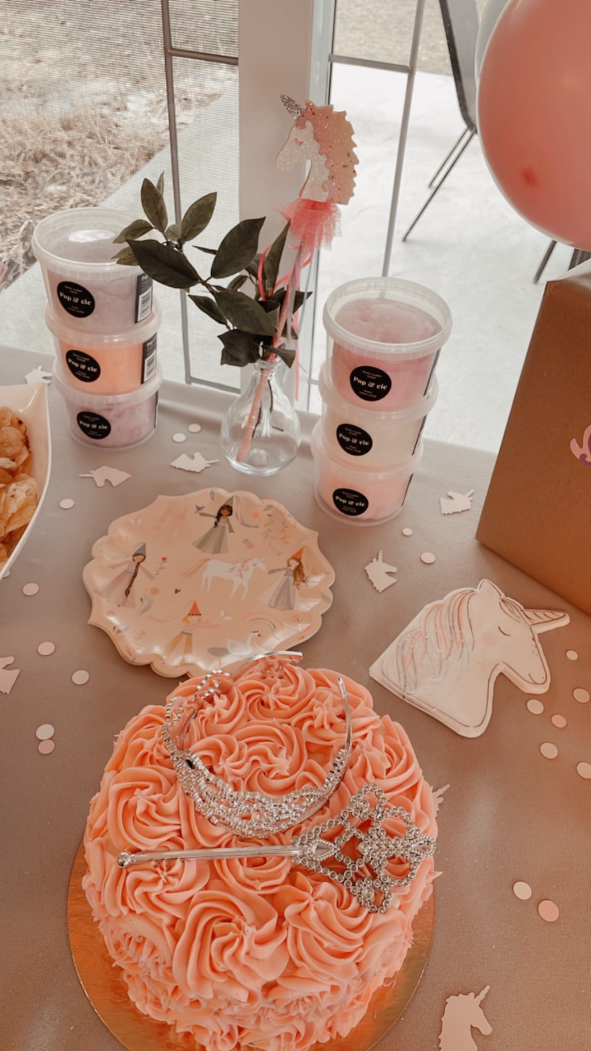 Confettis licornes