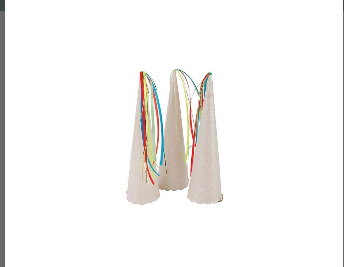 Unicorn horn party hats