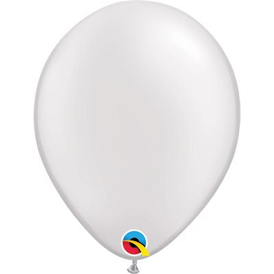 11" Ballon en latex blanc perle