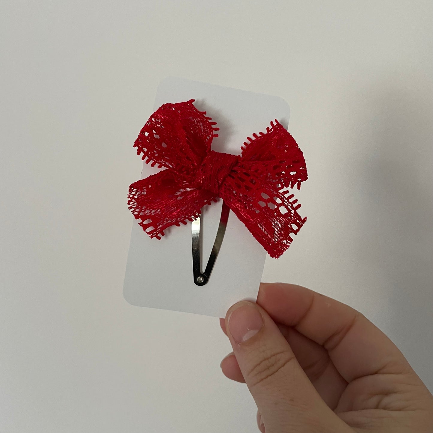 Clip boucle dentelle 2 couleurs