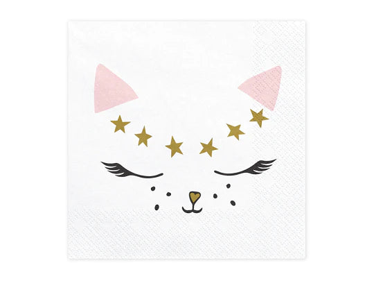 Serviettes chat