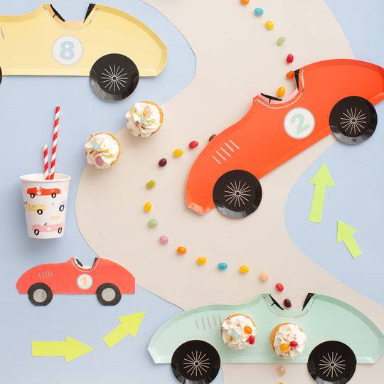 Assiette voiture de course