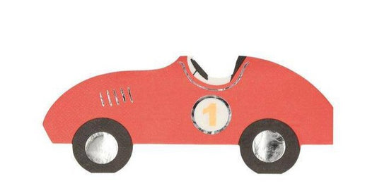 Serviette voiture de course