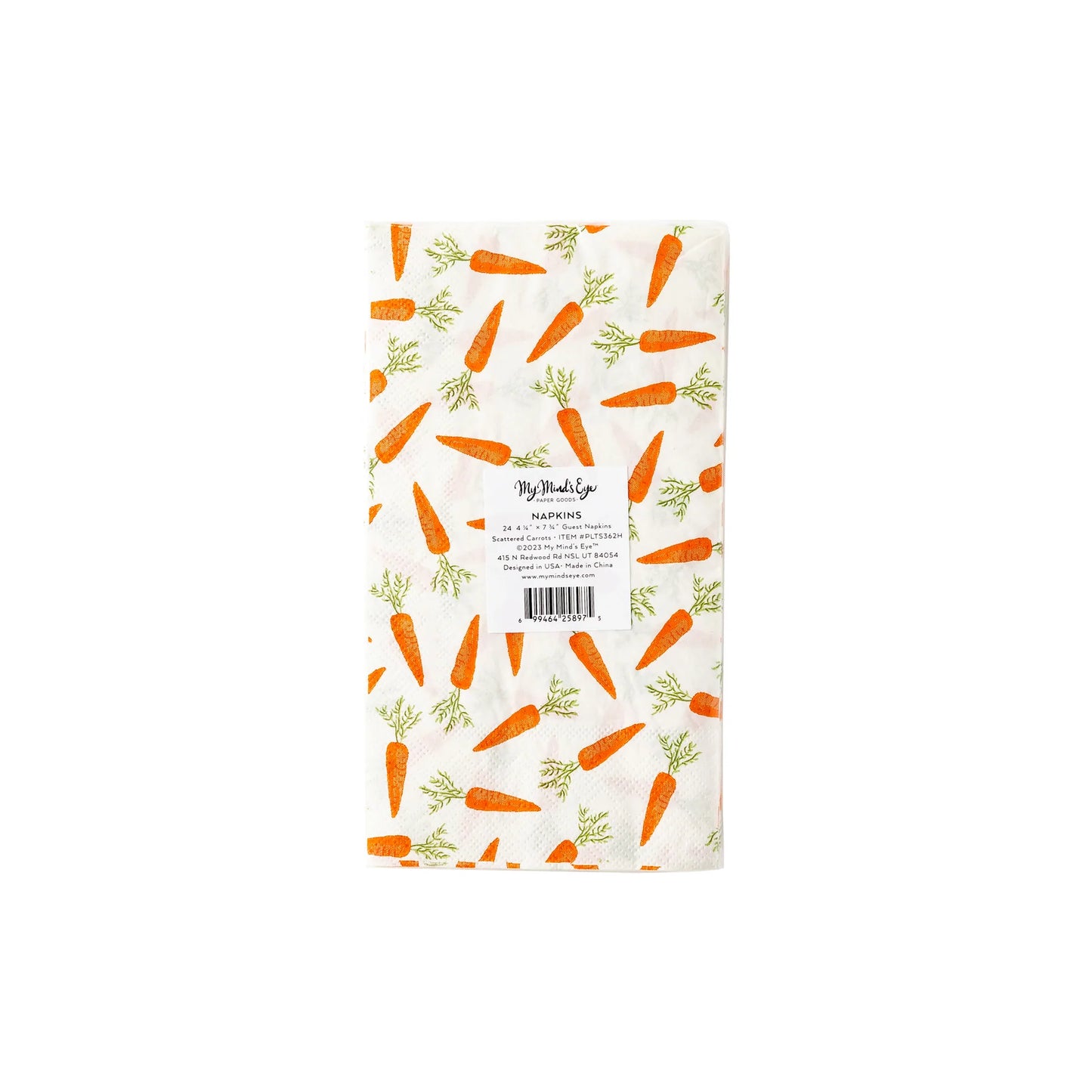 Serviette grande carotte