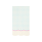 Serviettes gingham pastel ( 4 couleurs )