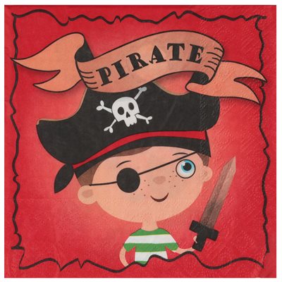 Serviettes pirate
