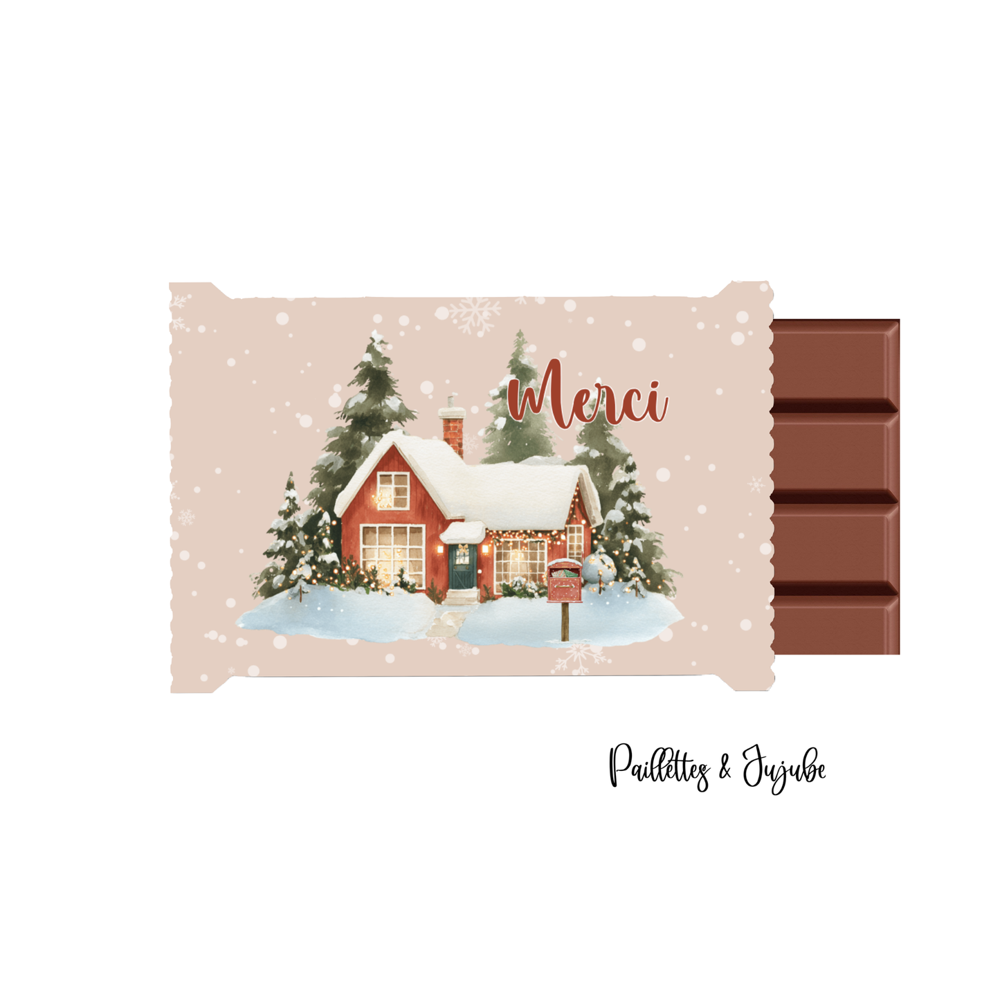 Barres de chocolat ''merci''