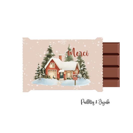 Barres de chocolat ''merci''