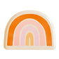 Assiettes arc-en-ciel boho