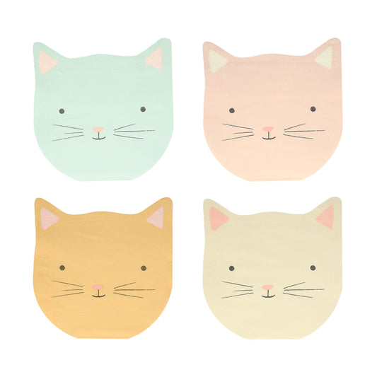 Serviettes chat