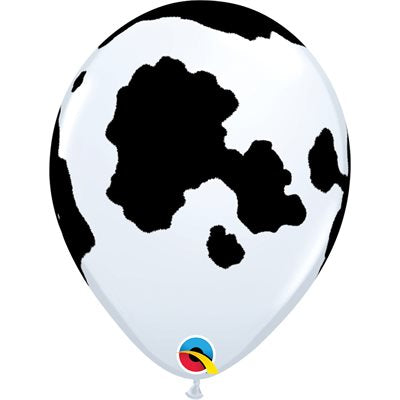 11" Ballon en latex imprimer vache