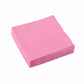 Serviette uni rose