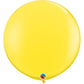 36" Ballon en latex jaune standard MEGA