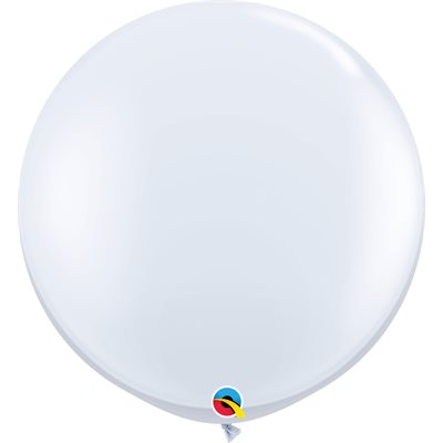 36" Ballon en latex blanc MEGA