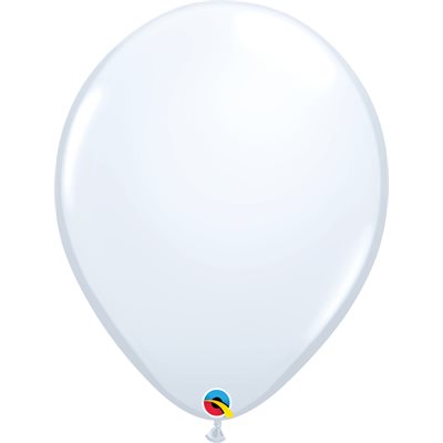 16" Ballon en latex blanc