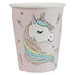 Verre licorne rose