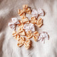Duo petite boucle  fleur moutarde