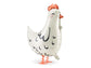 Ballon poule noir ou blanche
