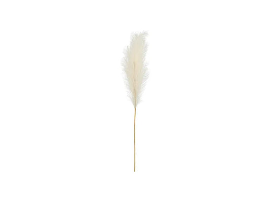 Herbes de pampa artificielles, 15x110 cm, crème légère