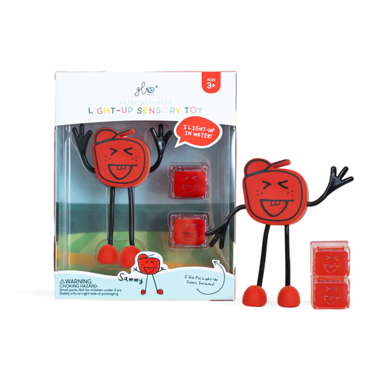 Glo Pals - Jouet avec 2 cubes lumineux activés par l'eau, Sammy