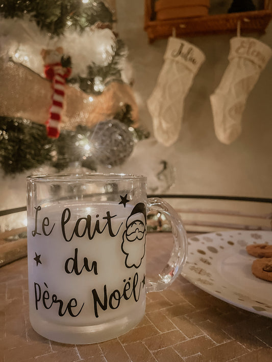 Tasses le lait du Père Noël