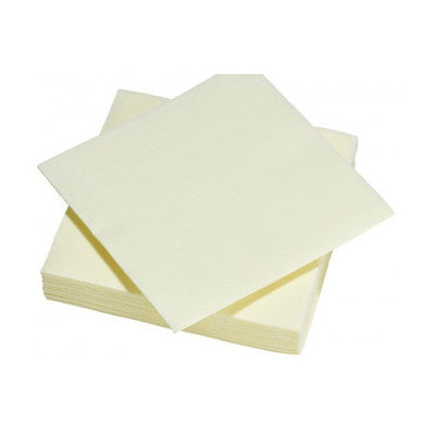 Serviette uni crème