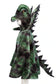 Cape dinosaure dilophosaure avec griffes