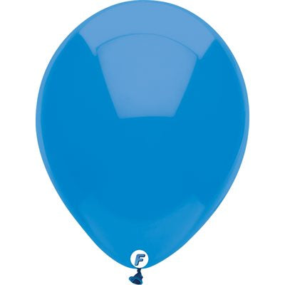 12"  ballon bleu
