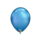 7" Ballon en latex bleu chrome