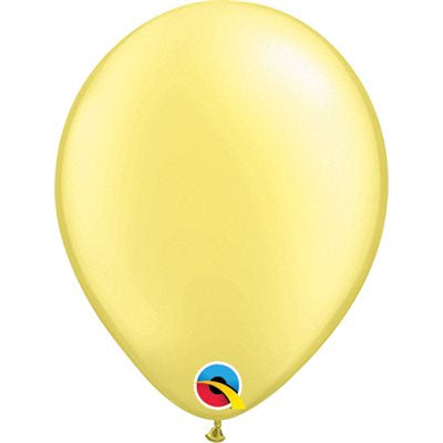 5" Ballon en latex jaune pâle perle