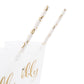 Pailles petits cœurs dorés (25pc)