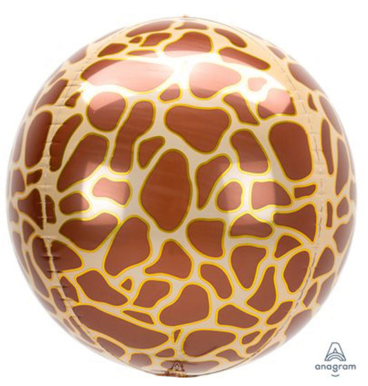 15" Ballon imprimer girafe