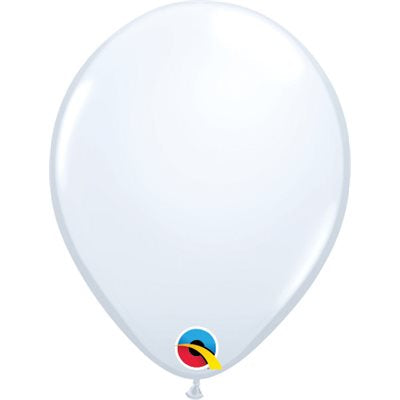 5" Ballon en latex blanc