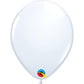 5" Ballon en latex blanc