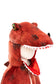 CAPE T-REX GRANDASAURUS ROUGE ET NOIRE AVEC GRIFFES 4-6 ans