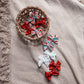 Duo de boucle fleur