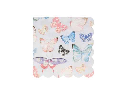 Serviettes papillon