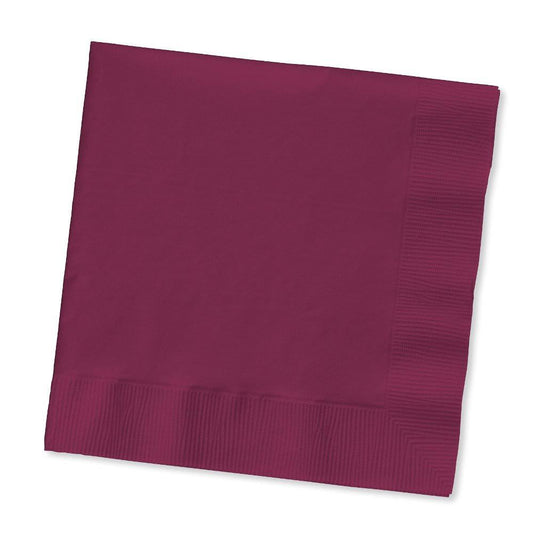 Serviette uni brune