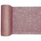 Chemin de table rose paillettes