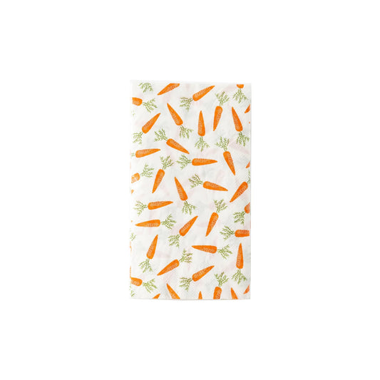 Serviette grande carotte