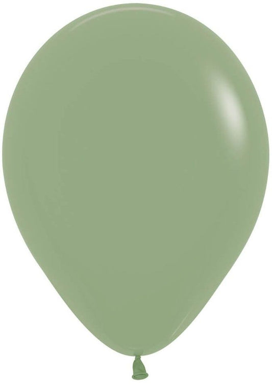 11" Ballon en latex eucalyptus